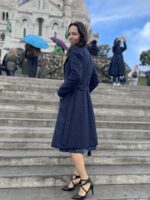 MADE TO ORDER! Navy Blue Coat, 100% Virgin Wool - Image 5