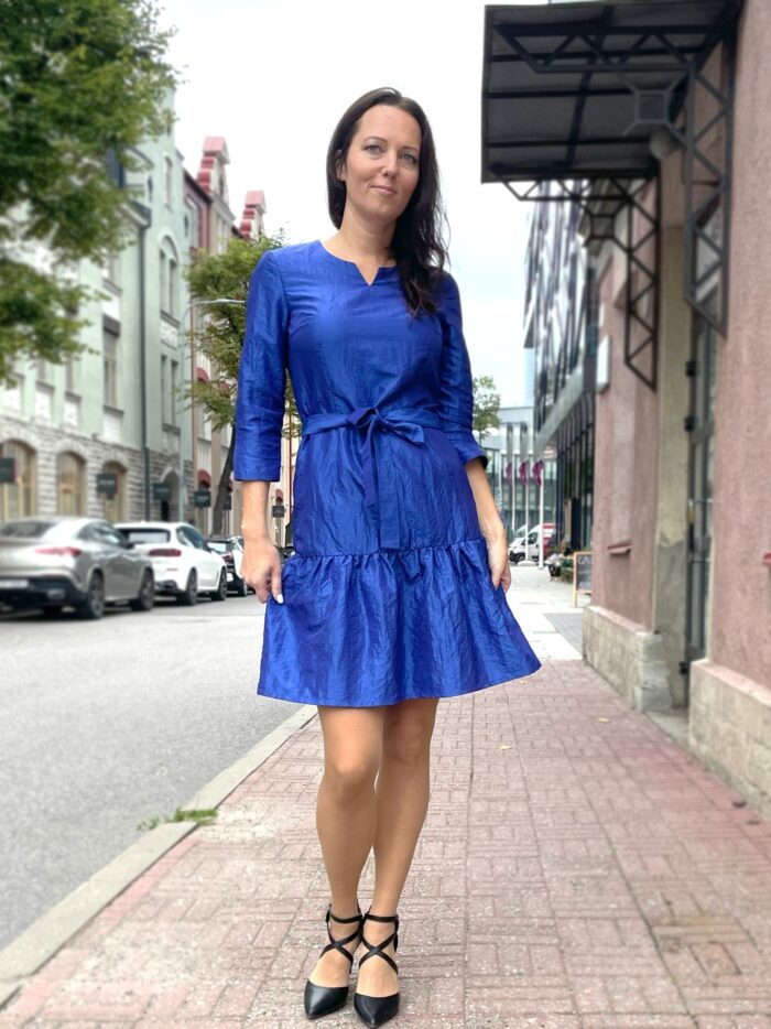 Dress Royal Blue - Image 3