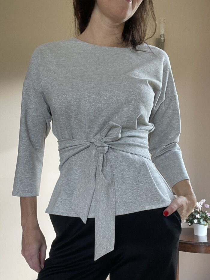 Hõbedane sädelev pluus - Image 5