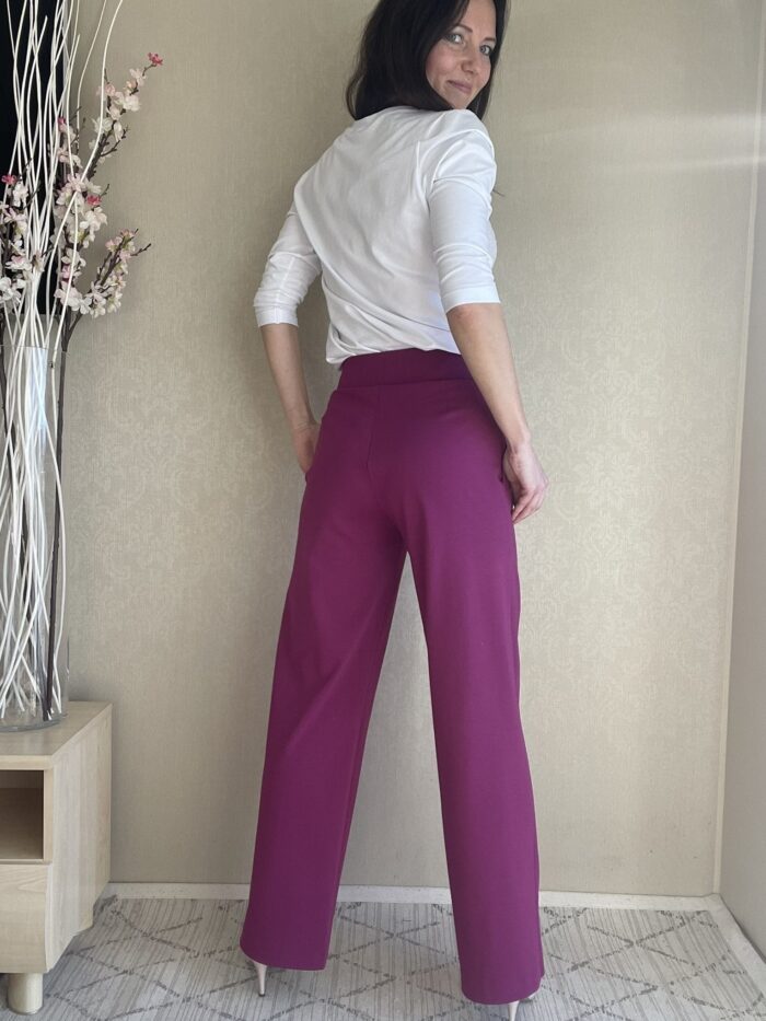 Fuchsia Trousers Wide Leg - Image 3