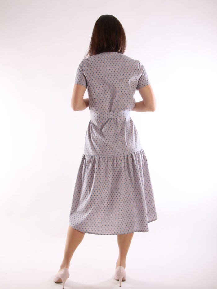 Dress, Blue Flower - Image 2