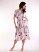 Floral Dress, 100% LINEN