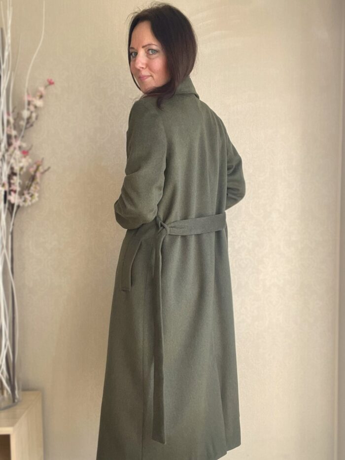 VALMIB TELLIMISEL!  Roheline mantel Trench - Image 4