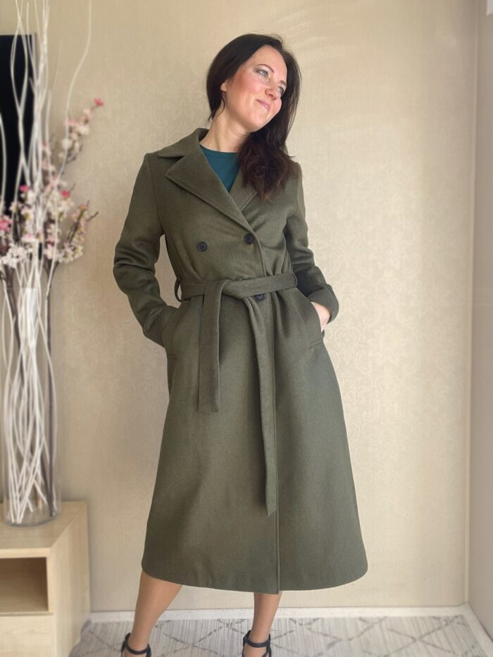 VALMIB TELLIMISEL!  Roheline mantel Trench - Image 2