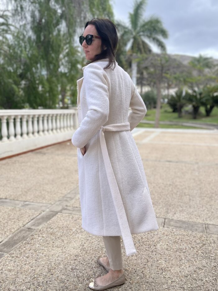 Naiste kreemikas mantel, 100% vill - Image 2