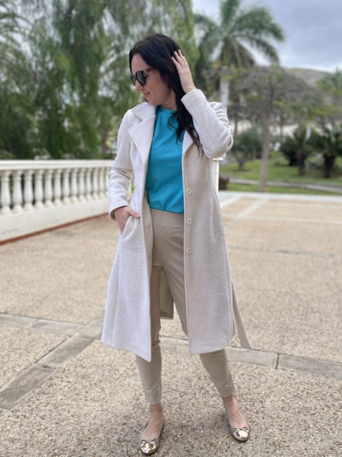 Naiste kreemikas mantel, 100% vill - Image 6