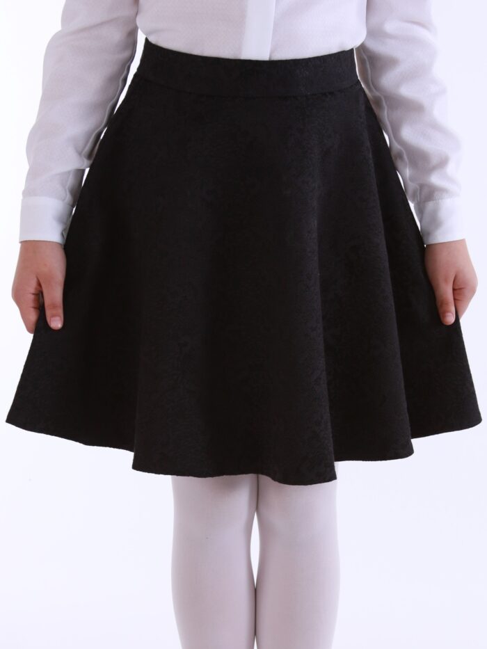 Must seelik ornamendimustriga Skirt - Image 1