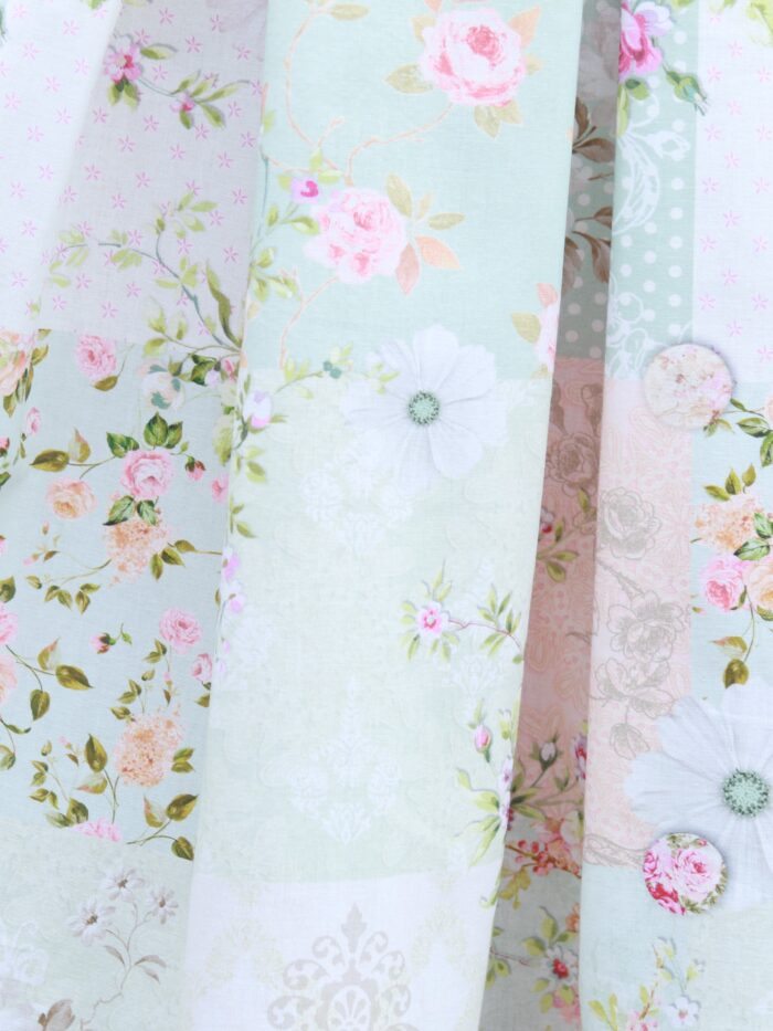 Romantic Floral Dress (Green) - Image 4