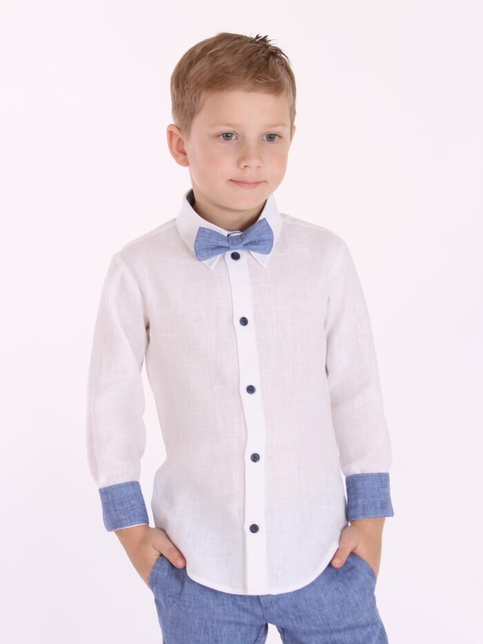 Blue Bow Tie - Image 1