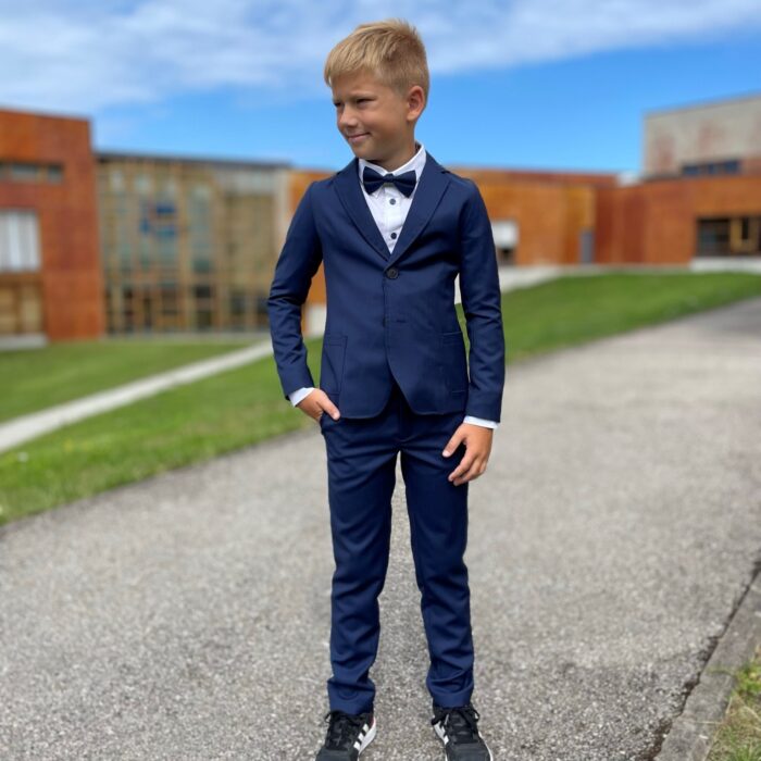 Sinine pintsak, 100% meriinovill - Image 2