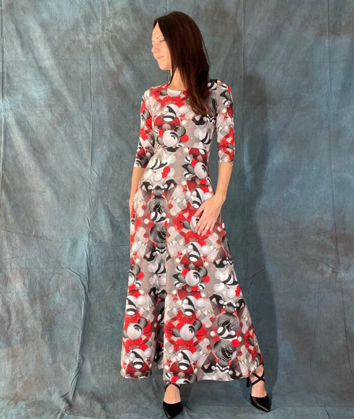 Maksikleit punane mustal - Image 3