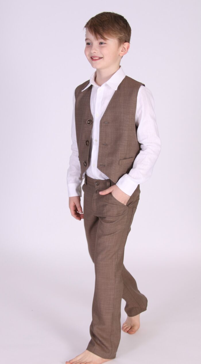 Pruunid püksid, 100% peenvill - Image 2