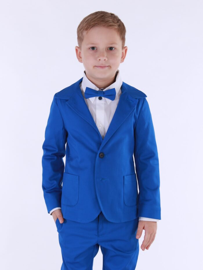 Sinine kerge läikega pintsak (Royal Blue heledam) Royal Blue Jacket - Image 1