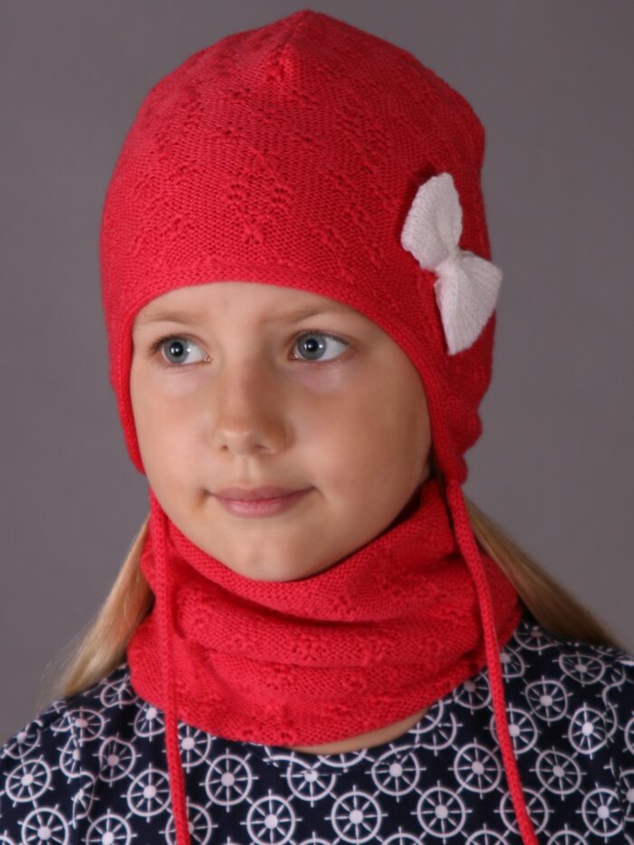 Pink Hat, 100% Merino Wool - Image 1