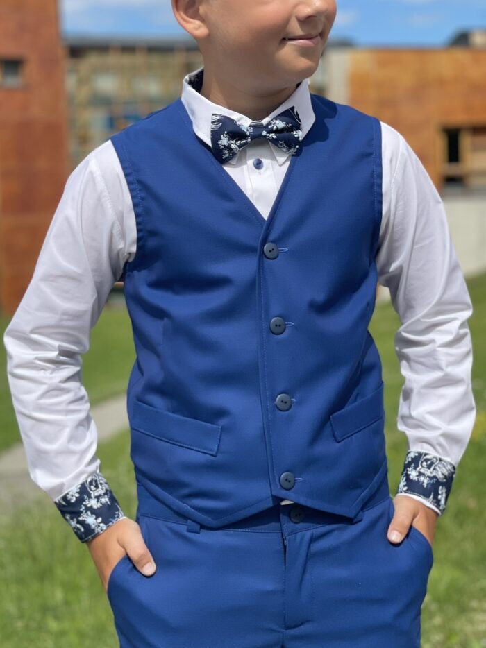 Bow Tie Navy Blue Details - Image 2