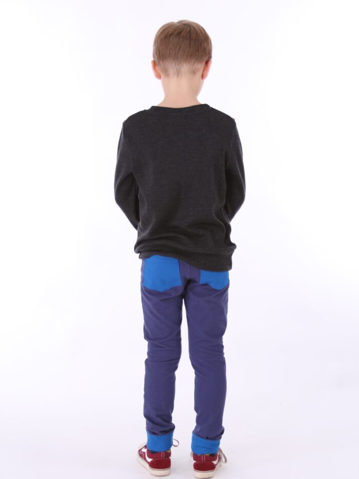 Sinised teksased helesiniste detailidega - Image 2