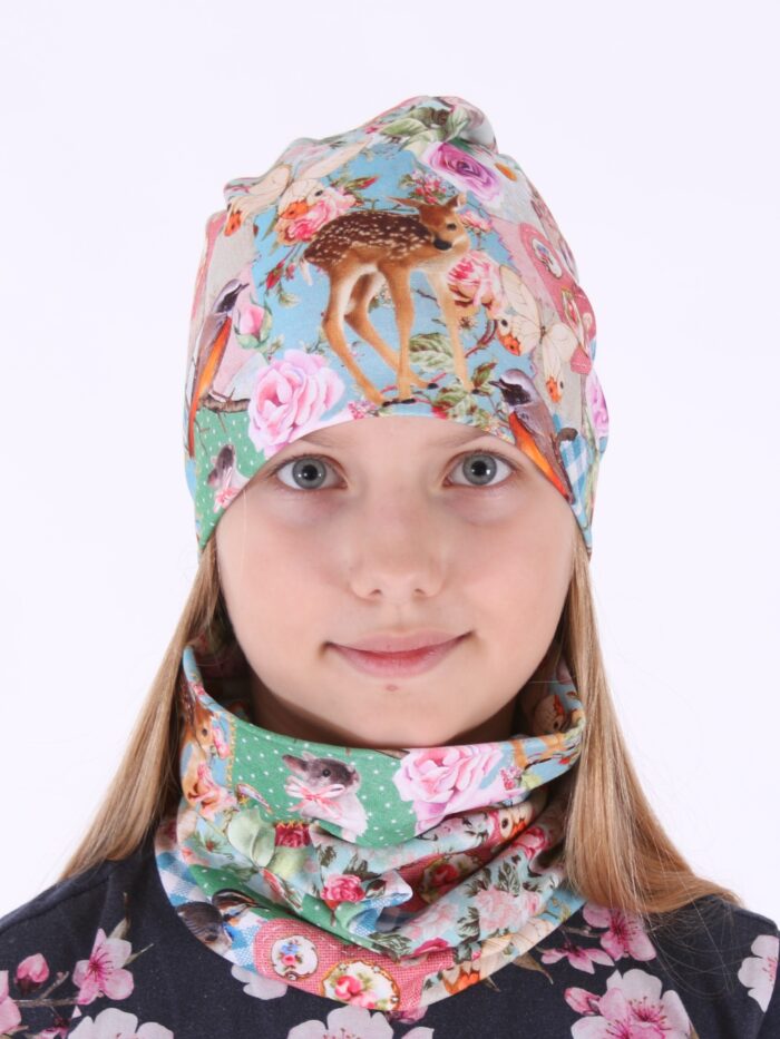 Sall Bambi ja jänestega Scarf Bambi - Image 1