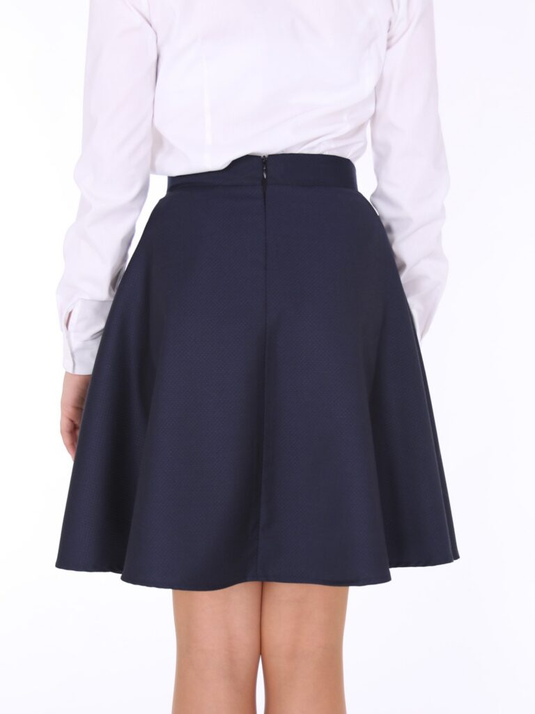 Black Skirt With Virgin Wool - Image 2