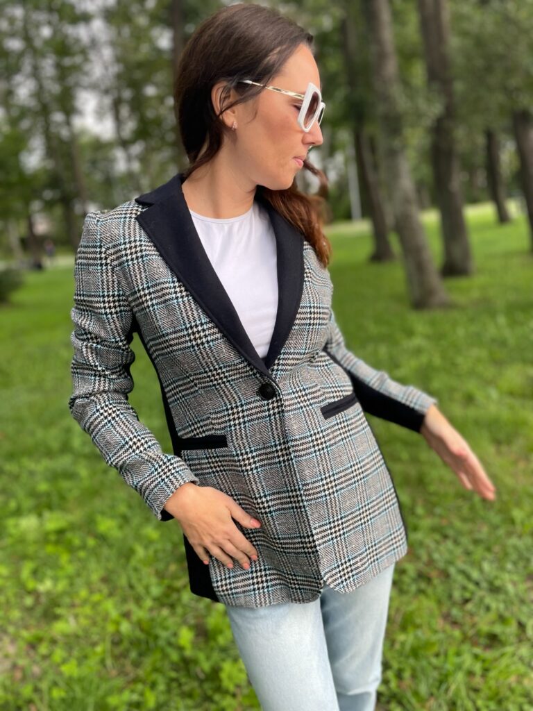 Ruuduline pintsak peenvilla ja mohääriga, AINUEKSEMPLAR