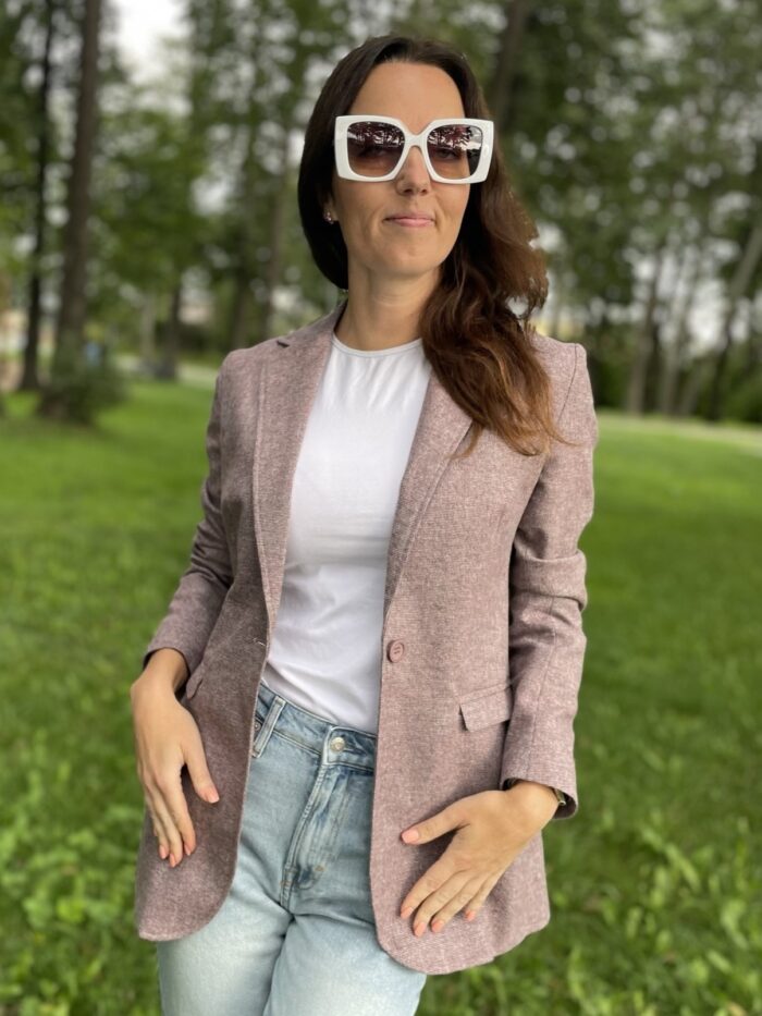 Pink Wool Jacket - Image 2