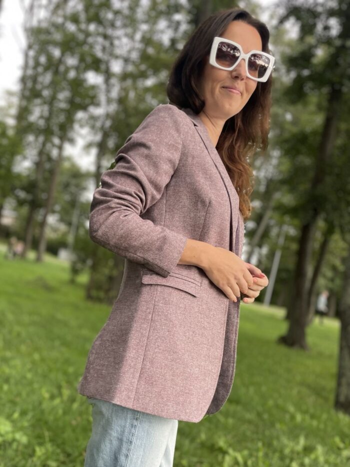 Pink Wool Jacket - Image 5