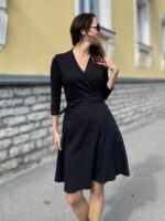Wrapped Dress Black
