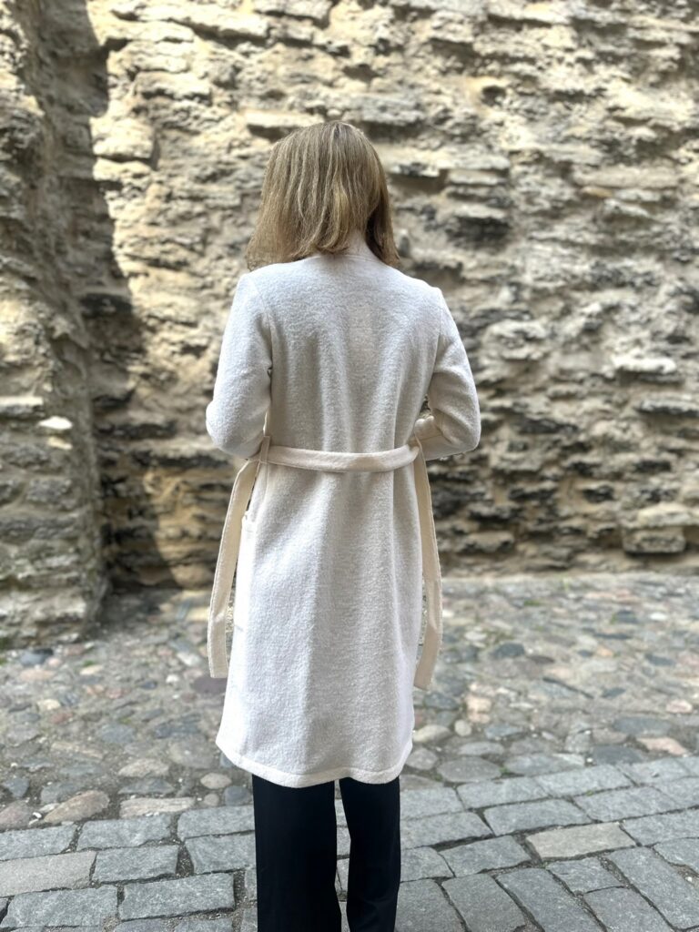 Creamy Cardigan, 100% Wool - Image 3