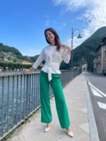 Green Trousers Wide Leg - Image 4