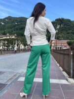 Green Trousers Wide Leg - Image 2