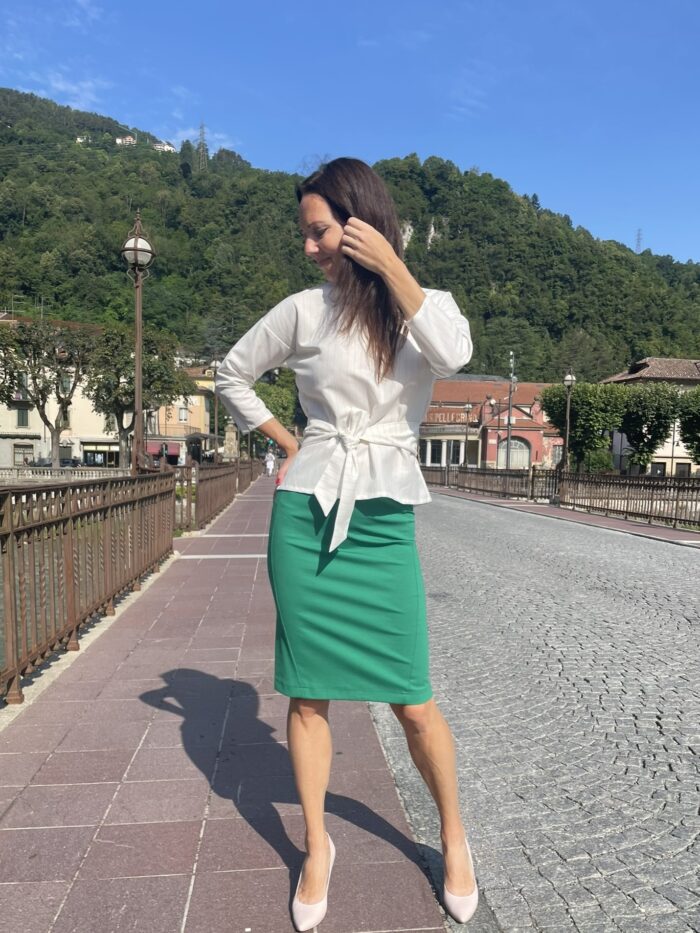 Green Pencil Skirt - Image 5
