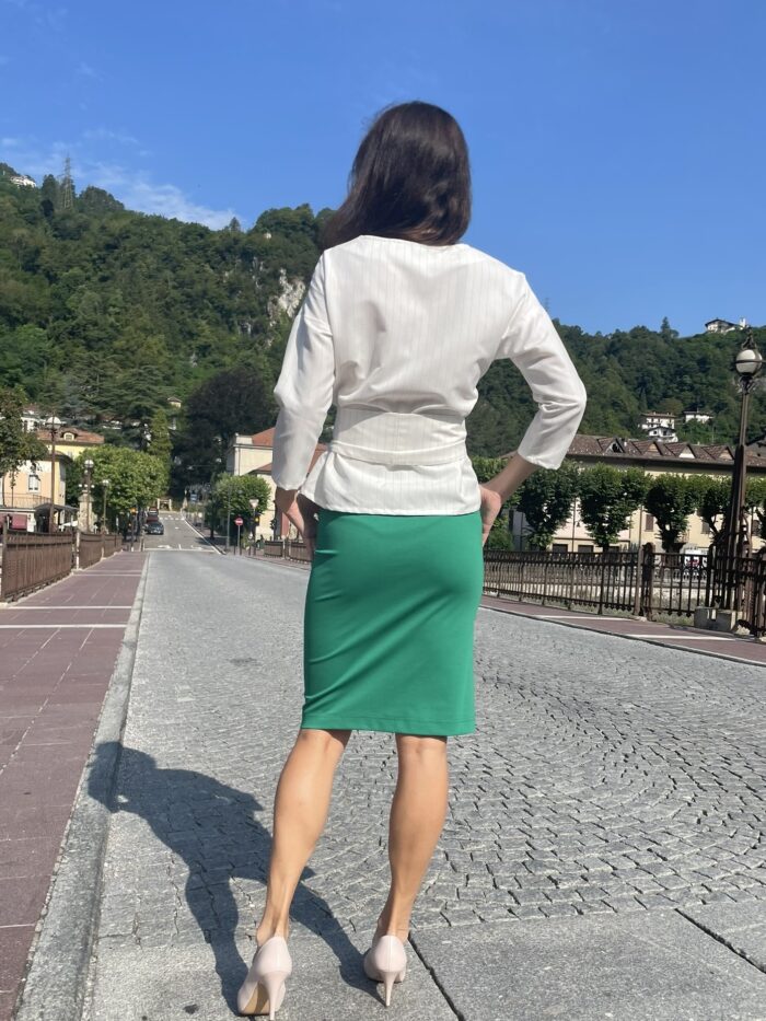 Green Pencil Skirt - Image 4