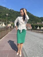 Green Pencil Skirt - Image 6