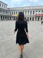 Wrapped Dress Black Graffity - Image 2