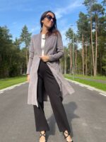 Light Gray Corduroy Cardigan - Image 7