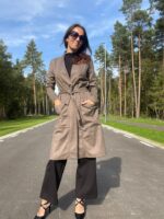 Kaamelikarva peenvillane kardigan - Image 2