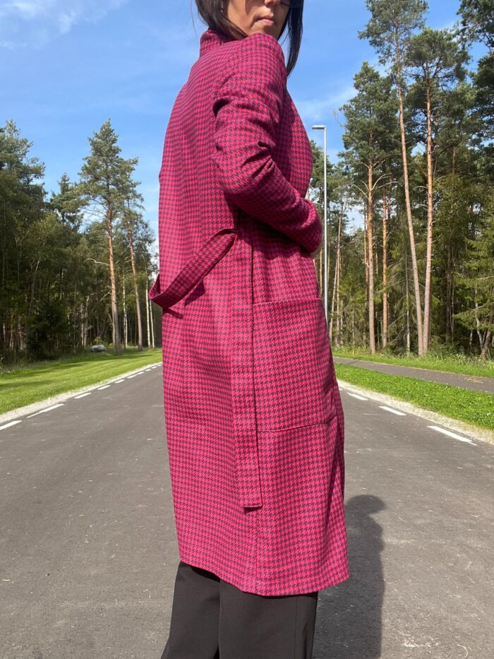 Fuksia Pepita kardigan - Image 4