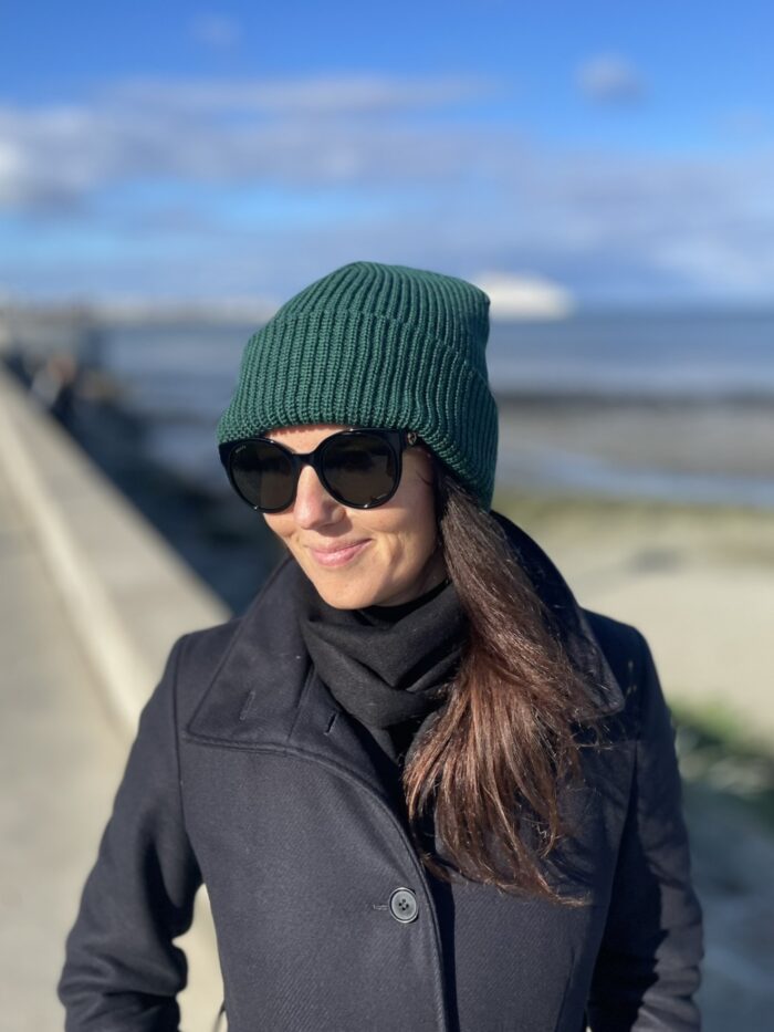 Roheline talvemüts, 50% meriinovill - Image 2