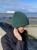 Roheline talvemüts, 50% meriinovill