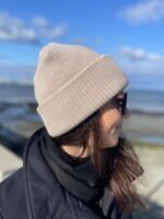 Kaamelikarva talvemüts, 100% meriinovill - Image 2