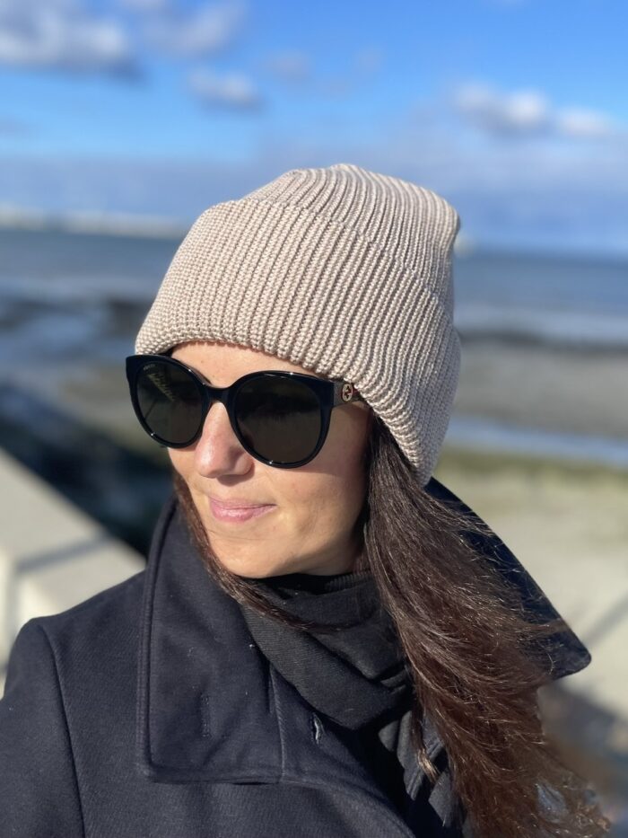 Kaamelikarva talvemüts, 100% meriinovill - Image 1