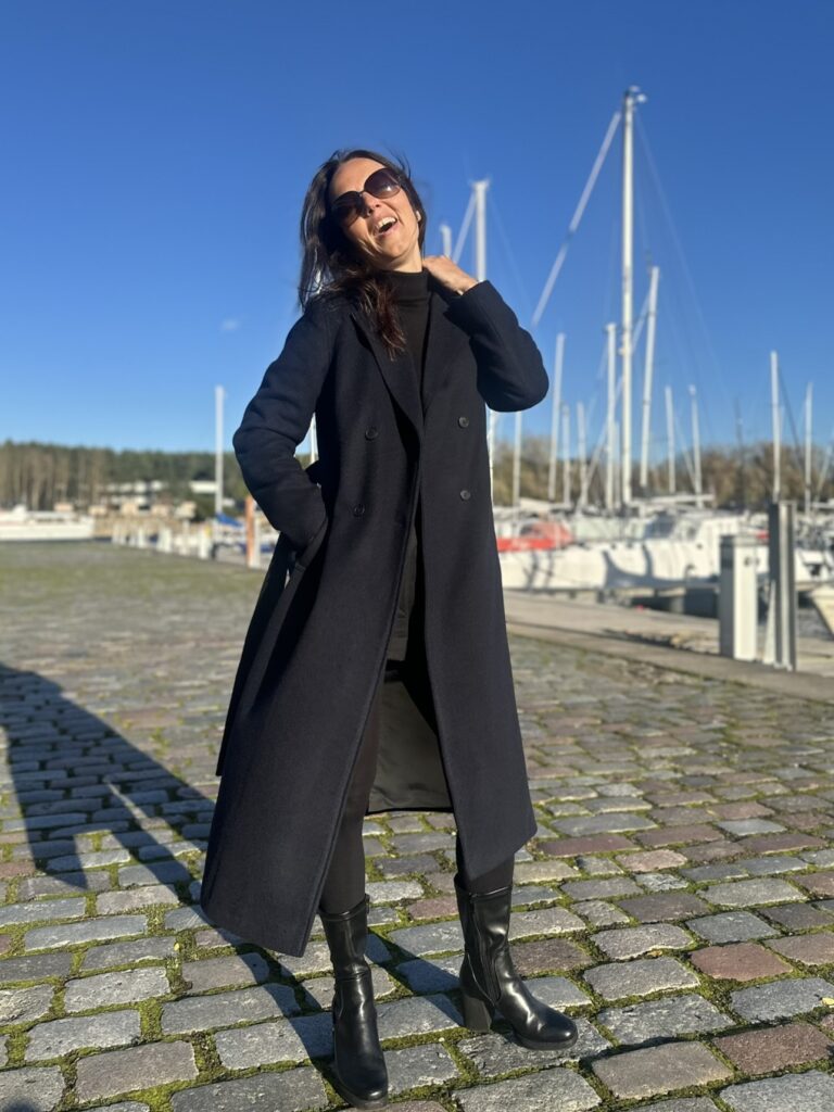 Tumesinine villane talvemantel Trench (vatiini ja eemaldatava kapuutsiga) - Image 3