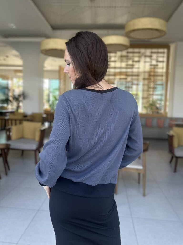 Gray Lace Sweather - Image 2