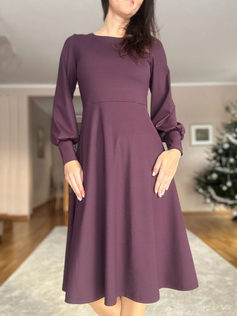 Burgundy Dress - Image 4