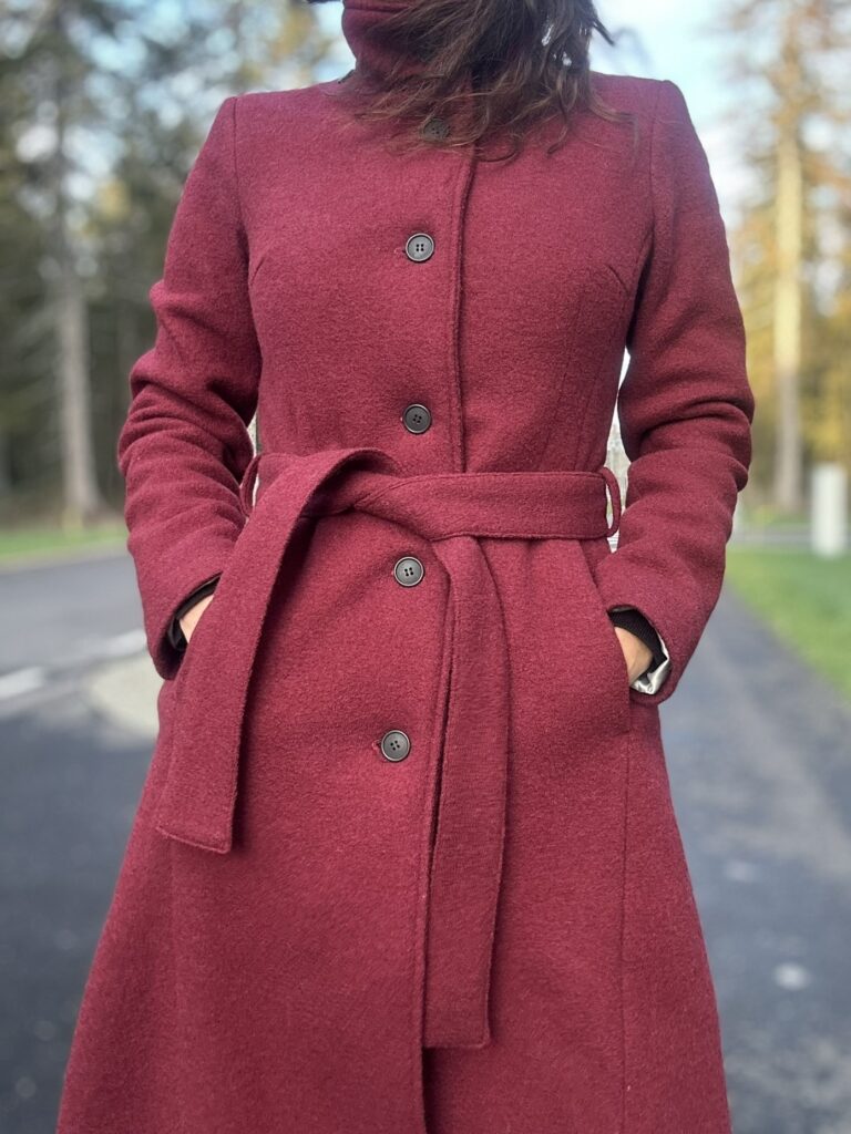 MADE TO ORDER! Wine Red Wintercoat - Image 3
