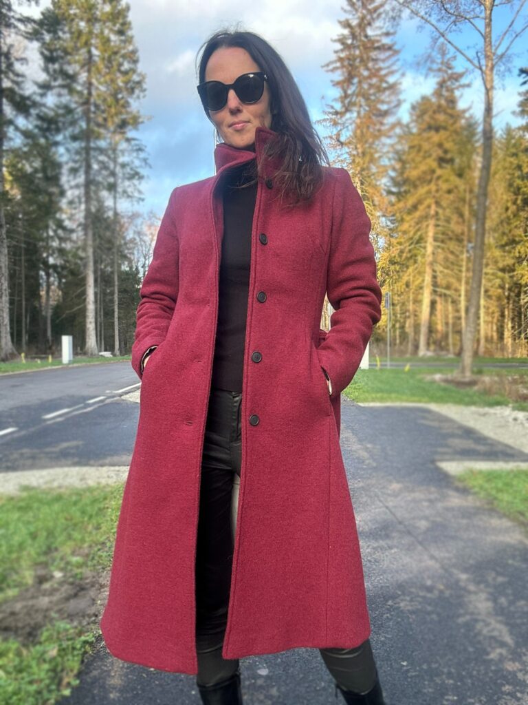 MADE TO ORDER! Wine Red Wintercoat - Image 2