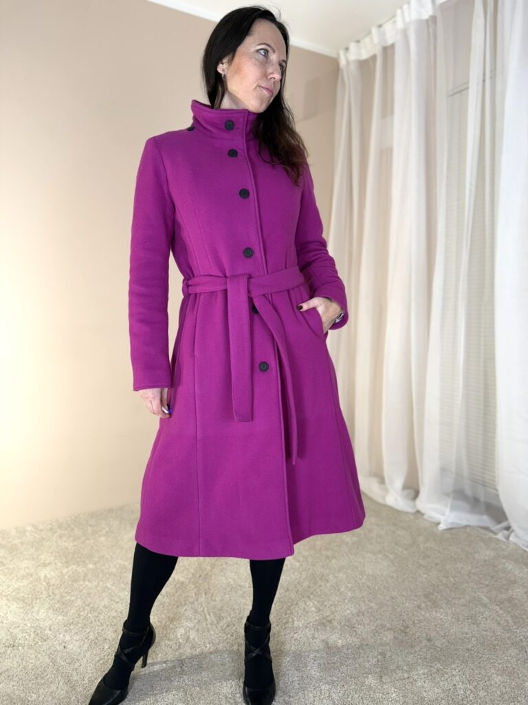 VALMIB TELLIMISEL! Fuksia talvemantel peenvilla ja kašmiiriga (vatiini ja eemaldatava kapuutsiga) - Image 3