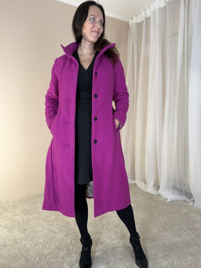 VALMIB TELLIMISEL! Fuksia talvemantel peenvilla ja kašmiiriga (vatiini ja eemaldatava kapuutsiga) - Image 5