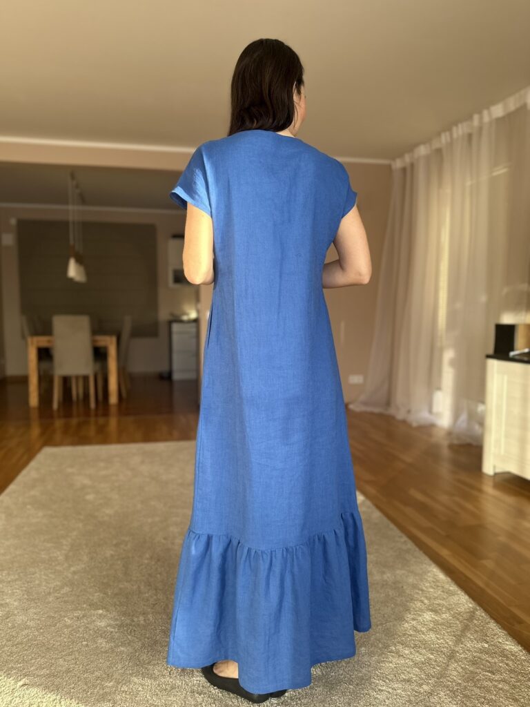 Rukkilille sinine linane maksikleit - Image 3