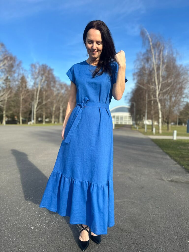 Rukkilille sinine linane maksikleit - Image 2