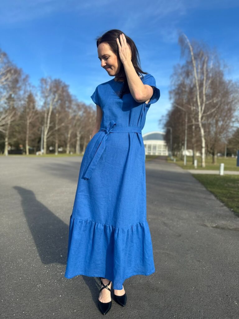 Rukkilille sinine linane maksikleit - Image 8